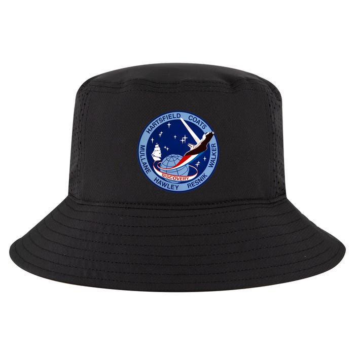 STS-41D Mission Insignia Patch Space Shuttle Challenger Cool Comfort Performance Bucket Hat