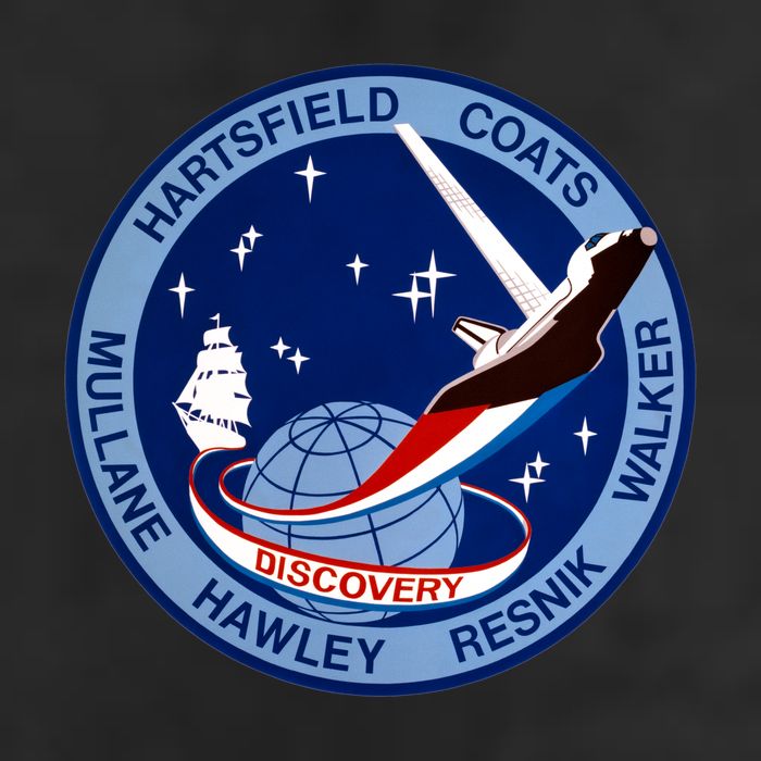 STS-41D Mission Insignia Patch Space Shuttle Challenger Cool Comfort Performance Bucket Hat