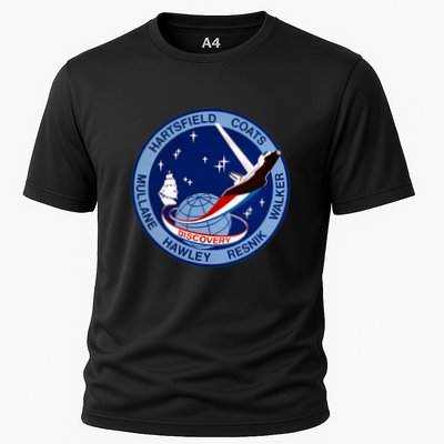 STS-41D Mission Insignia Patch Space Shuttle Challenger Performance Shirt