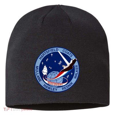 STS-41D Mission Insignia Patch Space Shuttle Challenger Sustainable Beanie