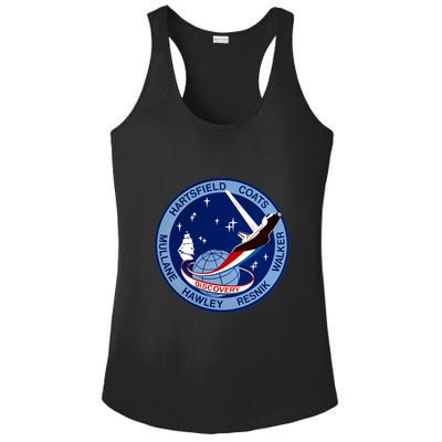 STS-41D Mission Insignia Patch Space Shuttle Challenger Ladies PosiCharge Competitor Racerback Tank