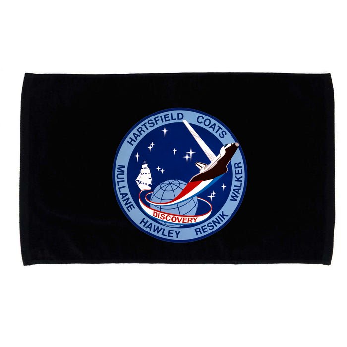 STS-41D Mission Insignia Patch Space Shuttle Challenger Microfiber Hand Towel