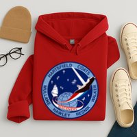 STS-41D Mission Insignia Patch Space Shuttle Challenger Hoodie