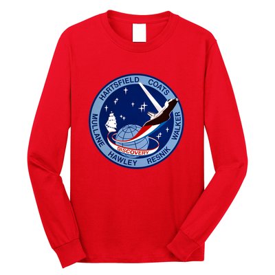 STS-41D Mission Insignia Patch Space Shuttle Challenger Long Sleeve Shirt