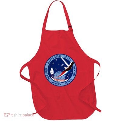 STS-41D Mission Insignia Patch Space Shuttle Challenger Full-Length Apron With Pockets