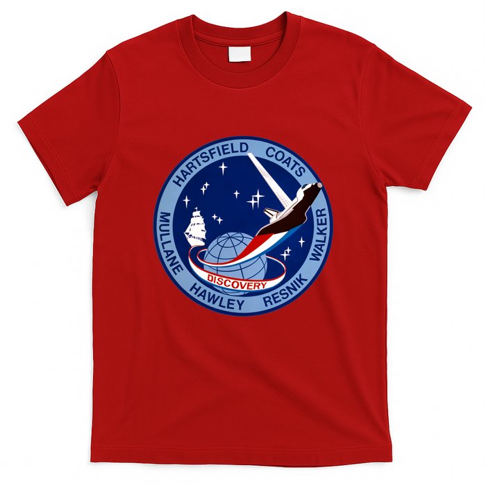 STS-41D Mission Insignia Patch Space Shuttle Challenger T-Shirt