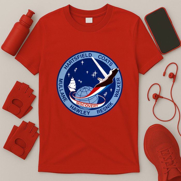 STS-41D Mission Insignia Patch Space Shuttle Challenger T-Shirt