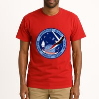 STS-41D Mission Insignia Patch Space Shuttle Challenger Tall T-Shirt