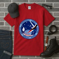 STS-41D Mission Insignia Patch Space Shuttle Challenger Tall T-Shirt