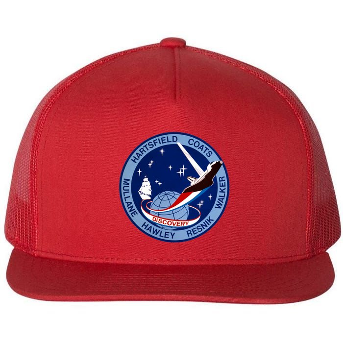 STS-41D Mission Insignia Patch Space Shuttle Challenger Flatbill Hat