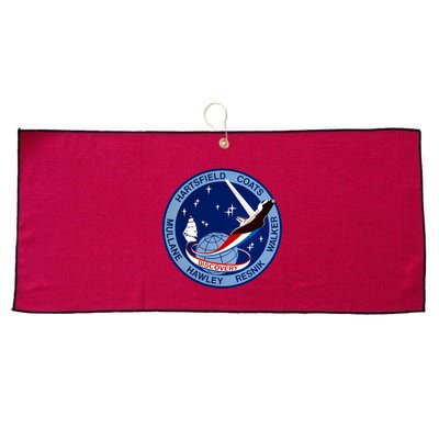 STS-41D Mission Insignia Patch Space Shuttle Challenger Large Microfiber Waffle Golf Towel