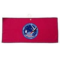 STS-41D Mission Insignia Patch Space Shuttle Challenger Large Microfiber Waffle Golf Towel