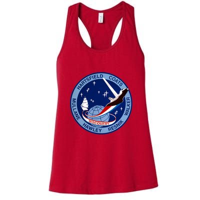 STS-41D Mission Insignia Patch Space Shuttle Challenger Womens Tank Top