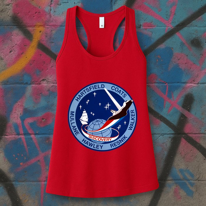 STS-41D Mission Insignia Patch Space Shuttle Challenger Womens Tank Top
