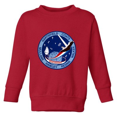 STS-41D Mission Insignia Patch Space Shuttle Challenger Toddler Sweatshirt