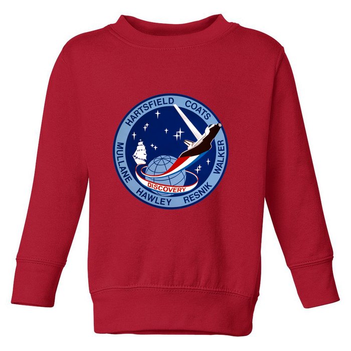 STS-41D Mission Insignia Patch Space Shuttle Challenger Toddler Sweatshirt