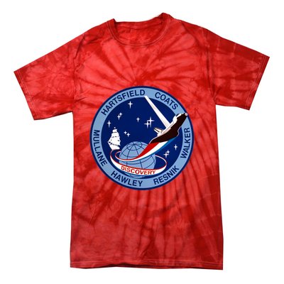 STS-41D Mission Insignia Patch Space Shuttle Challenger Tie-Dye T-Shirt