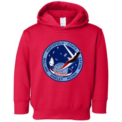 STS-41D Mission Insignia Patch Space Shuttle Challenger Toddler Hoodie