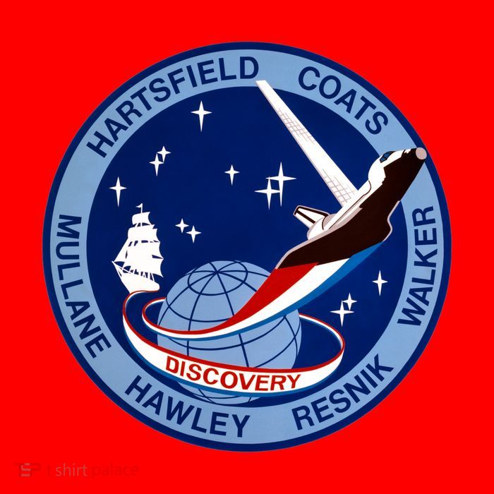 STS-41D Mission Insignia Patch Space Shuttle Challenger Toddler Hoodie