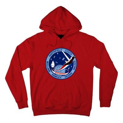 STS-41D Mission Insignia Patch Space Shuttle Challenger Tall Hoodie