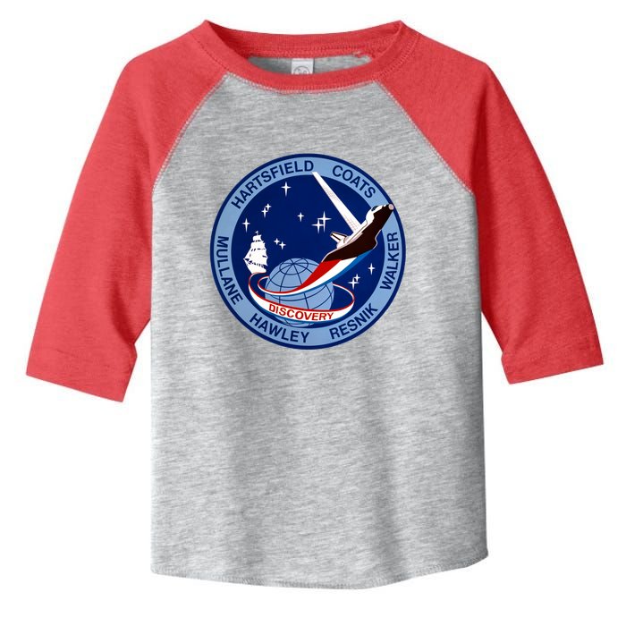 STS-41D Mission Insignia Patch Space Shuttle Challenger Toddler Fine Jersey T-Shirt