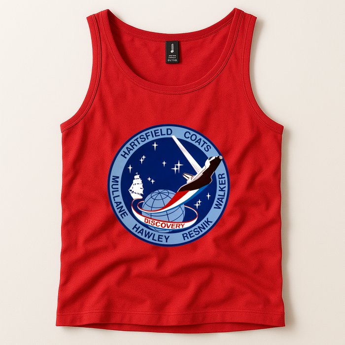 STS-41D Mission Insignia Patch Space Shuttle Challenger Tank Top