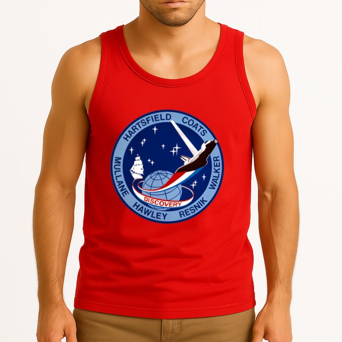STS-41D Mission Insignia Patch Space Shuttle Challenger Tank Top