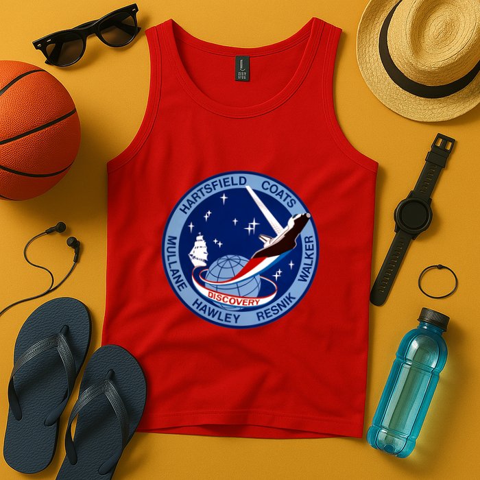 STS-41D Mission Insignia Patch Space Shuttle Challenger Tank Top