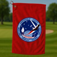 STS-41D Mission Insignia Patch Space Shuttle Challenger Golf Towel