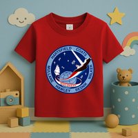 STS-41D Mission Insignia Patch Space Shuttle Challenger Toddler T-Shirt