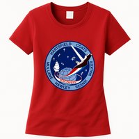 STS-41D Mission Insignia Patch Space Shuttle Challenger Womens T-Shirt
