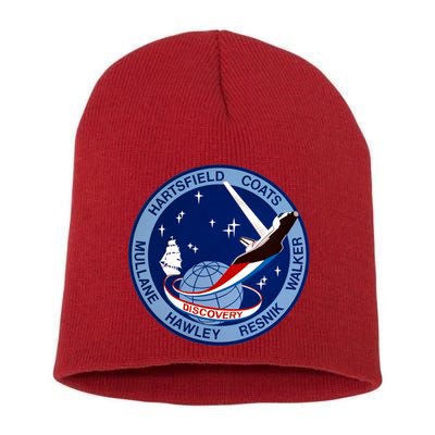 STS-41D Mission Insignia Patch Space Shuttle Challenger Short Acrylic Beanie