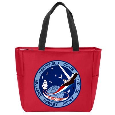 STS-41D Mission Insignia Patch Space Shuttle Challenger Zip Tote Bag