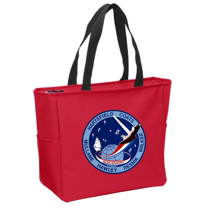 STS-41D Mission Insignia Patch Space Shuttle Challenger Zip Tote Bag
