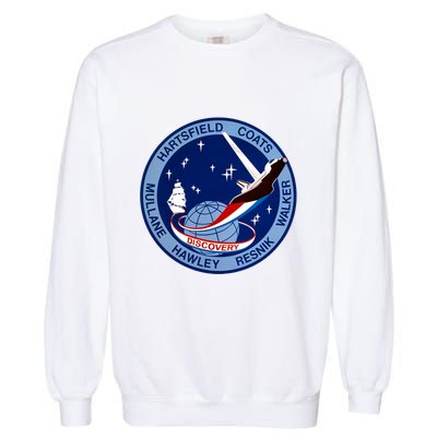 STS-41D Mission Insignia Patch Space Shuttle Challenger Garment-Dyed Sweatshirt