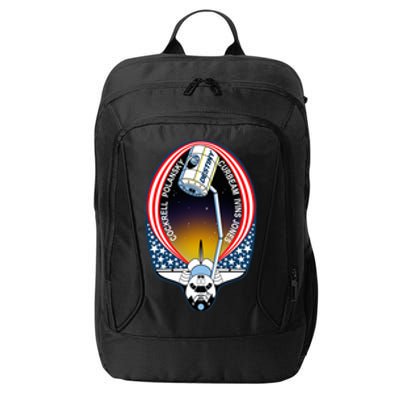 STS-98 Mission Patch Space Shuttle Atlantis City Backpack