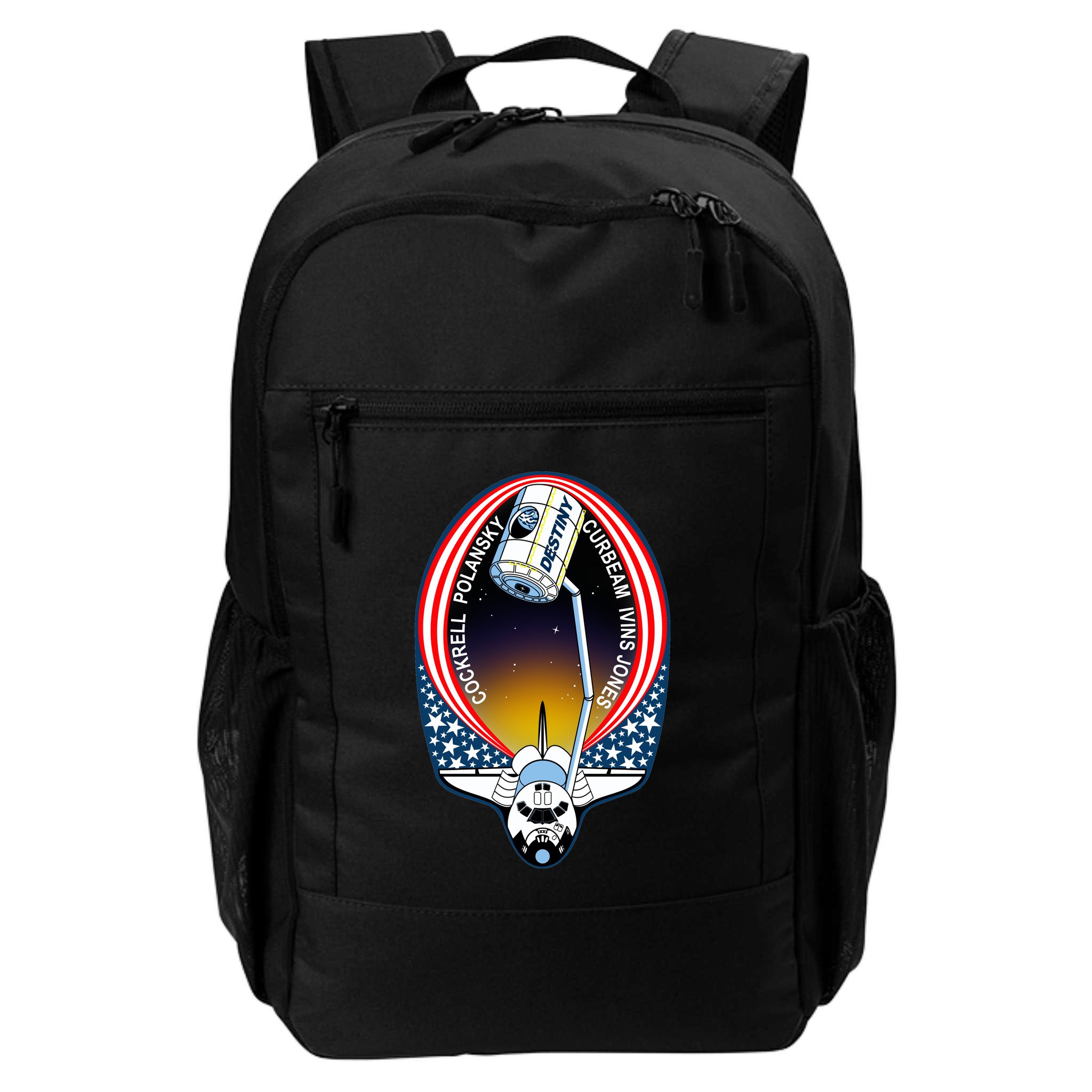 STS-98 Mission Patch Space Shuttle Atlantis Backpack