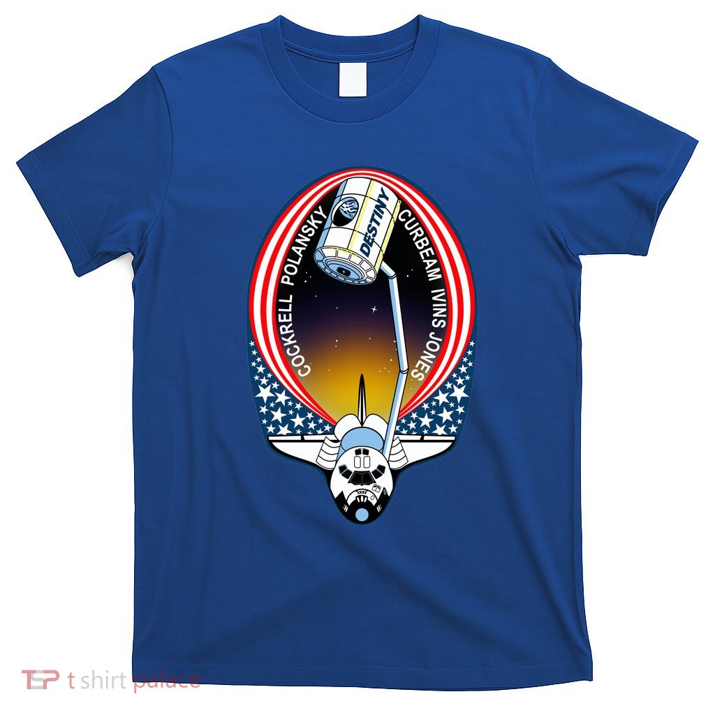 STS-98 Mission Patch Space Shuttle Atlantis T-Shirt