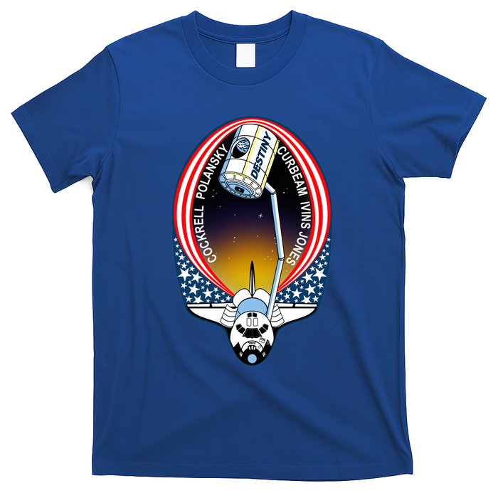 STS-98 Mission Patch Space Shuttle Atlantis T-Shirt