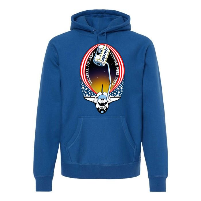 STS-98 Mission Patch Space Shuttle Atlantis Premium Hoodie