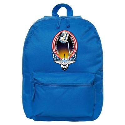 STS-98 Mission Patch Space Shuttle Atlantis 16 in Basic Backpack