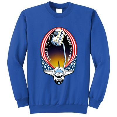 STS-98 Mission Patch Space Shuttle Atlantis Tall Sweatshirt