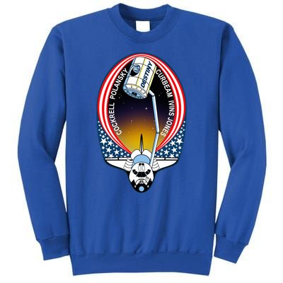 STS-98 Mission Patch Space Shuttle Atlantis Tall Sweatshirt