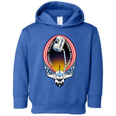 STS-98 Mission Patch Space Shuttle Atlantis Toddler Hoodie