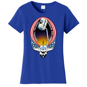 STS-98 Mission Patch Space Shuttle Atlantis Women's T-Shirt