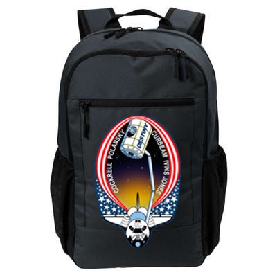 STS-98 Mission Patch Space Shuttle Atlantis Daily Commute Backpack