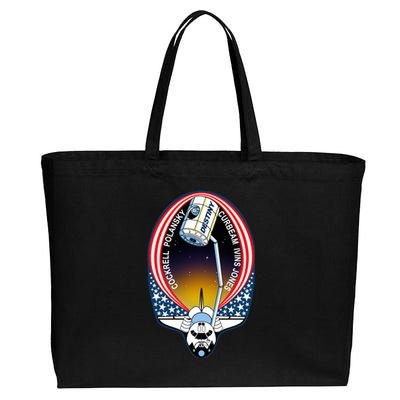 STS-98 Mission Patch Space Shuttle Atlantis Cotton Canvas Jumbo Tote