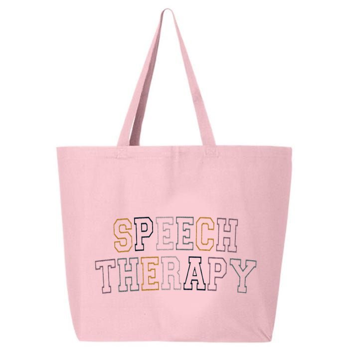 Speech Therapy Speech Language Pathologist Therapist 25L Jumbo Tote