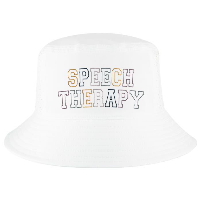 Speech Therapy Speech Language Pathologist Therapist Cool Comfort Performance Bucket Hat