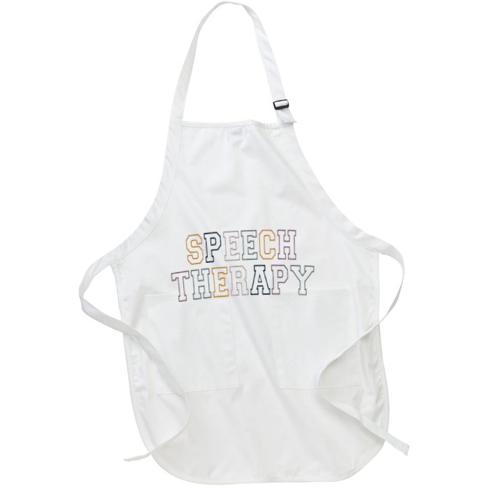 Speech Therapy Speech Language Pathologist Therapist Apron